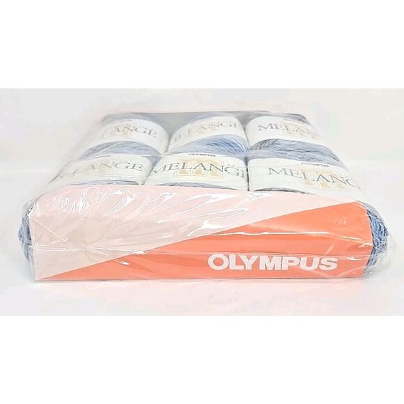Olympus Knitting Yarn Thread Color #4 Melange Lot of 7 U326 - Picture 9 of 15